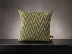 Квадратная подушка из шерсти и льна