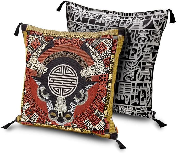 MissoniHome Вышитая подушка Horoscope sun-id-1384717 - Вид №1