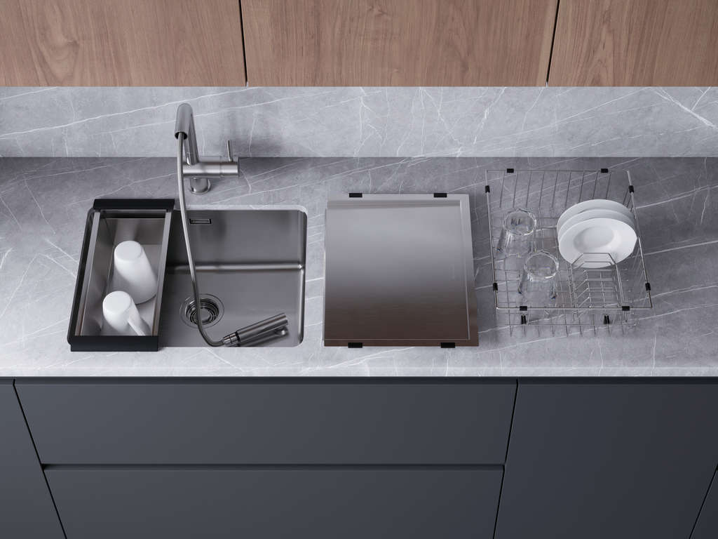 Кухонная мойка Tadzava 54-U/I Ultra LG OMOIKIRI 4993266 - Вид №2