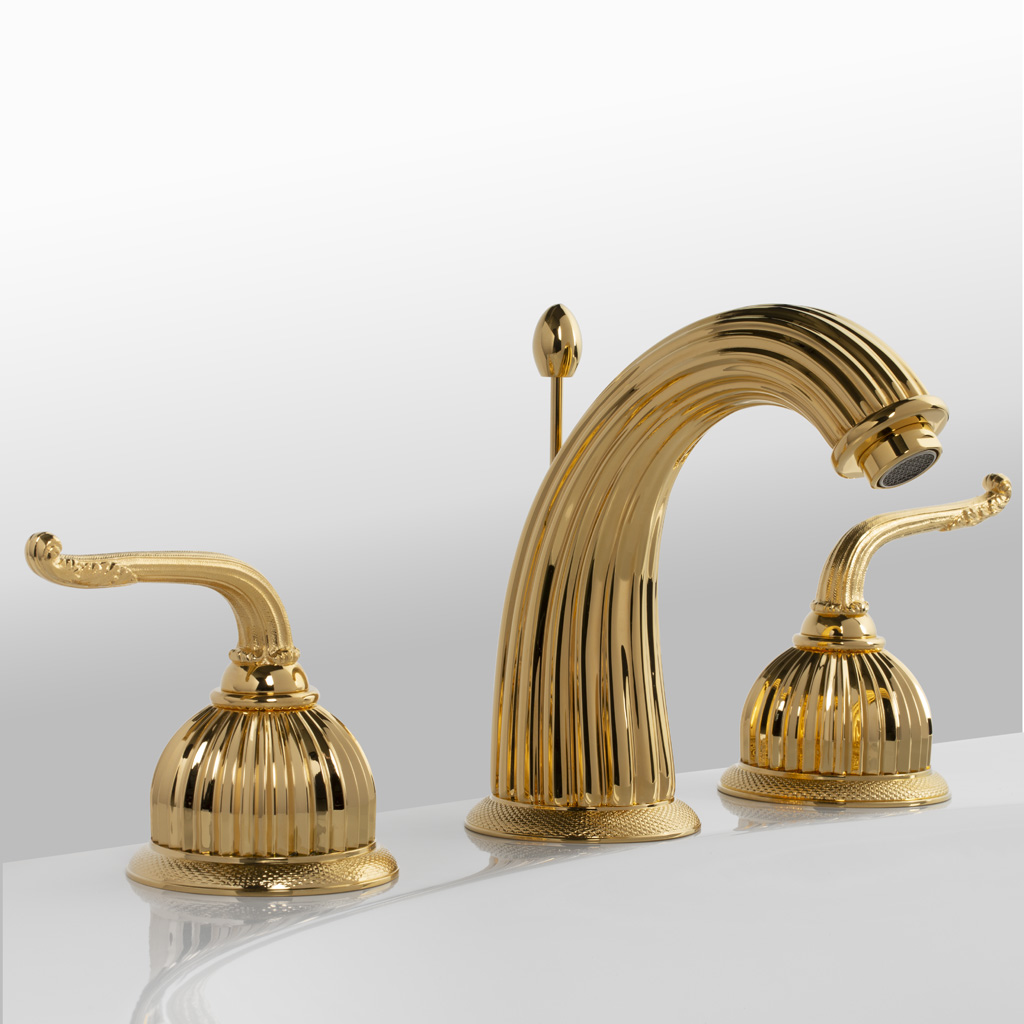 C67-1301 C67-1301 Смеситель для раковины на 3 отверстия CUPOLA Cristal & Bronze COUPOLE  - Вид №1