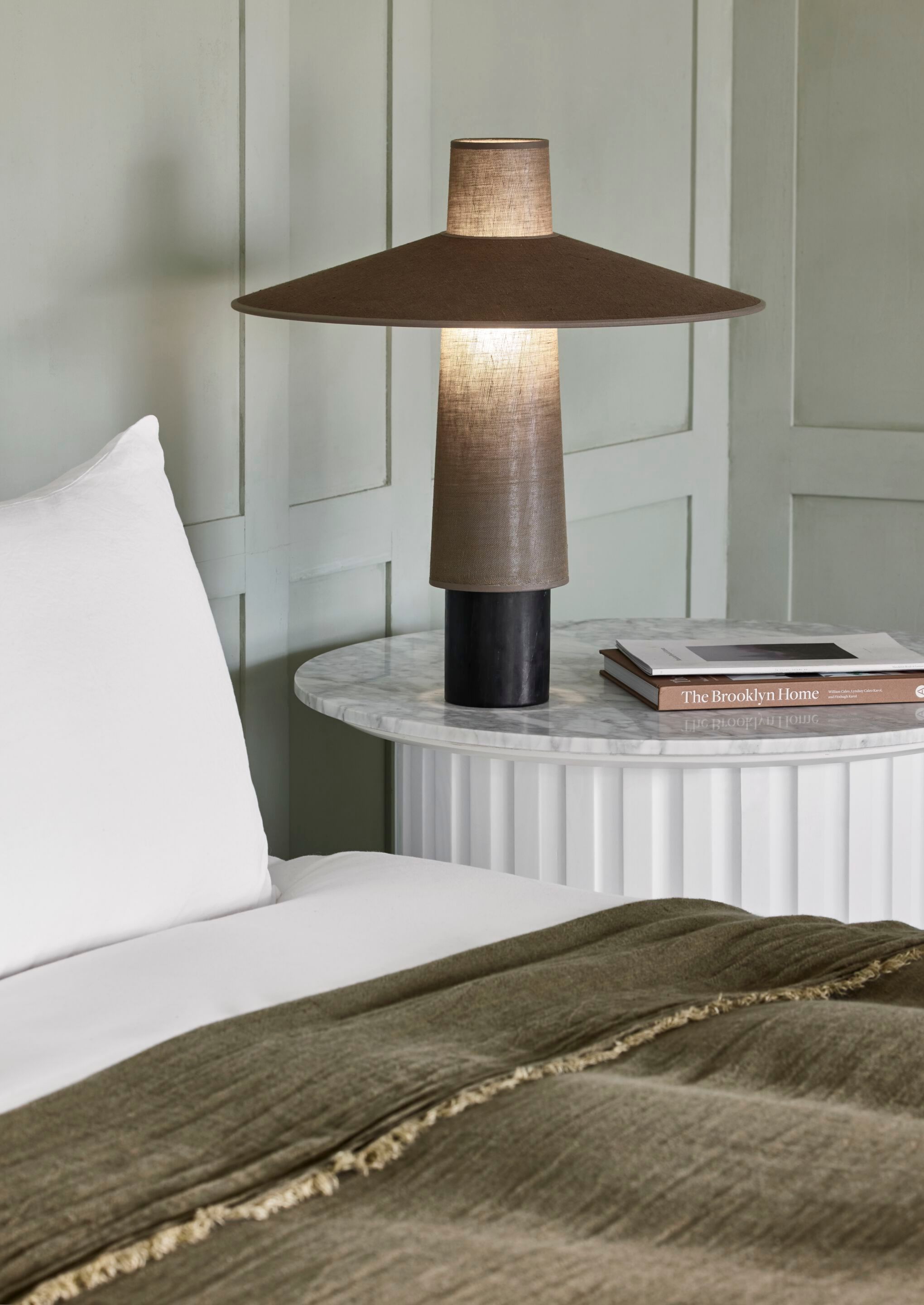 Льняная настольная лампа Forestier Thésée ARCH-00115520 - Вид №7