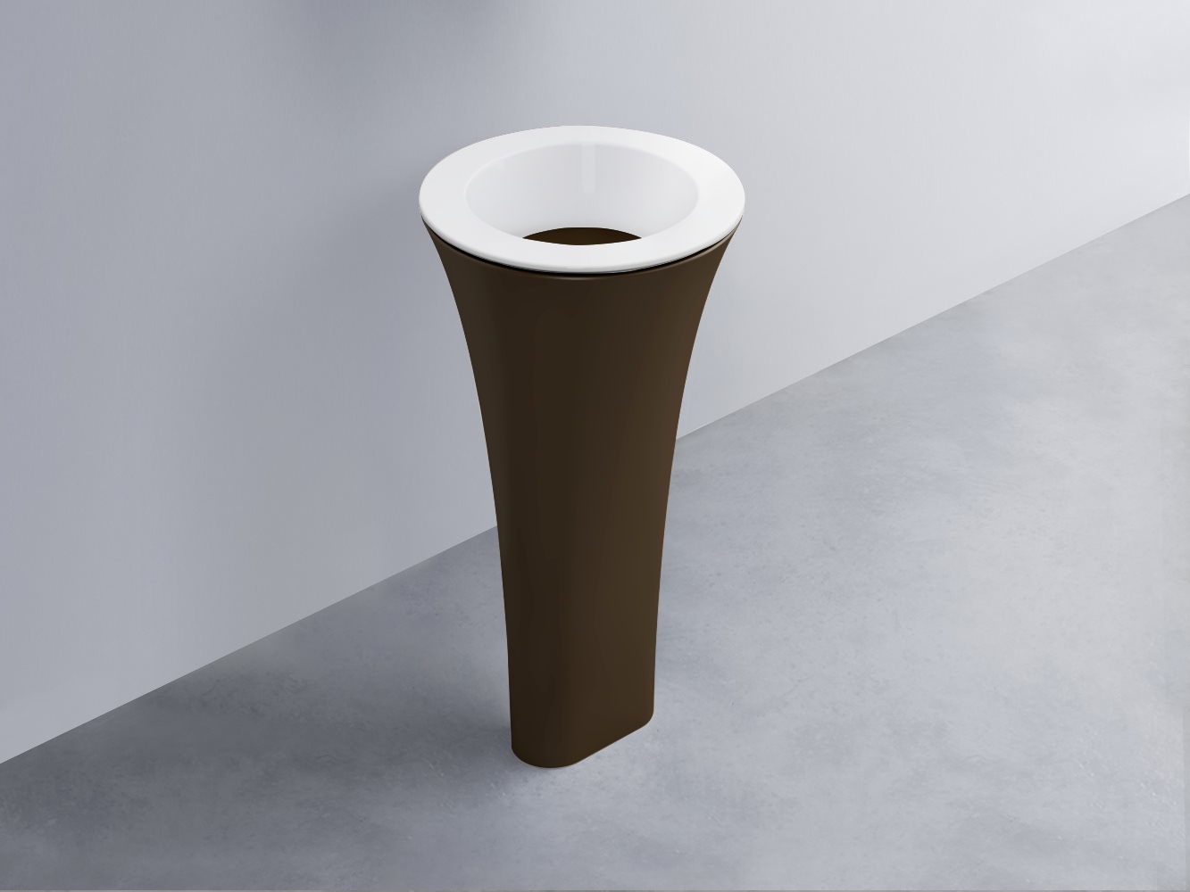 AMLA45-BL+AMPILT-CA+AMCOLT-CA Раковина Amedeo Tondo отдельностоящая cielo Enjoy + Amedeo Ceramica Cielo