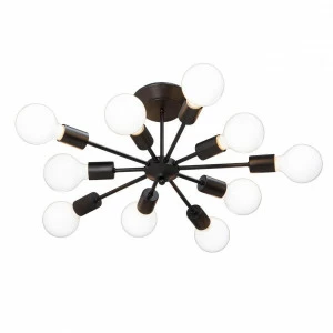 Потолочная люстра Vitaluce V4261-1/10PL VITALUCE ДИЗАЙНЕРСКИЕ 194238 Черный