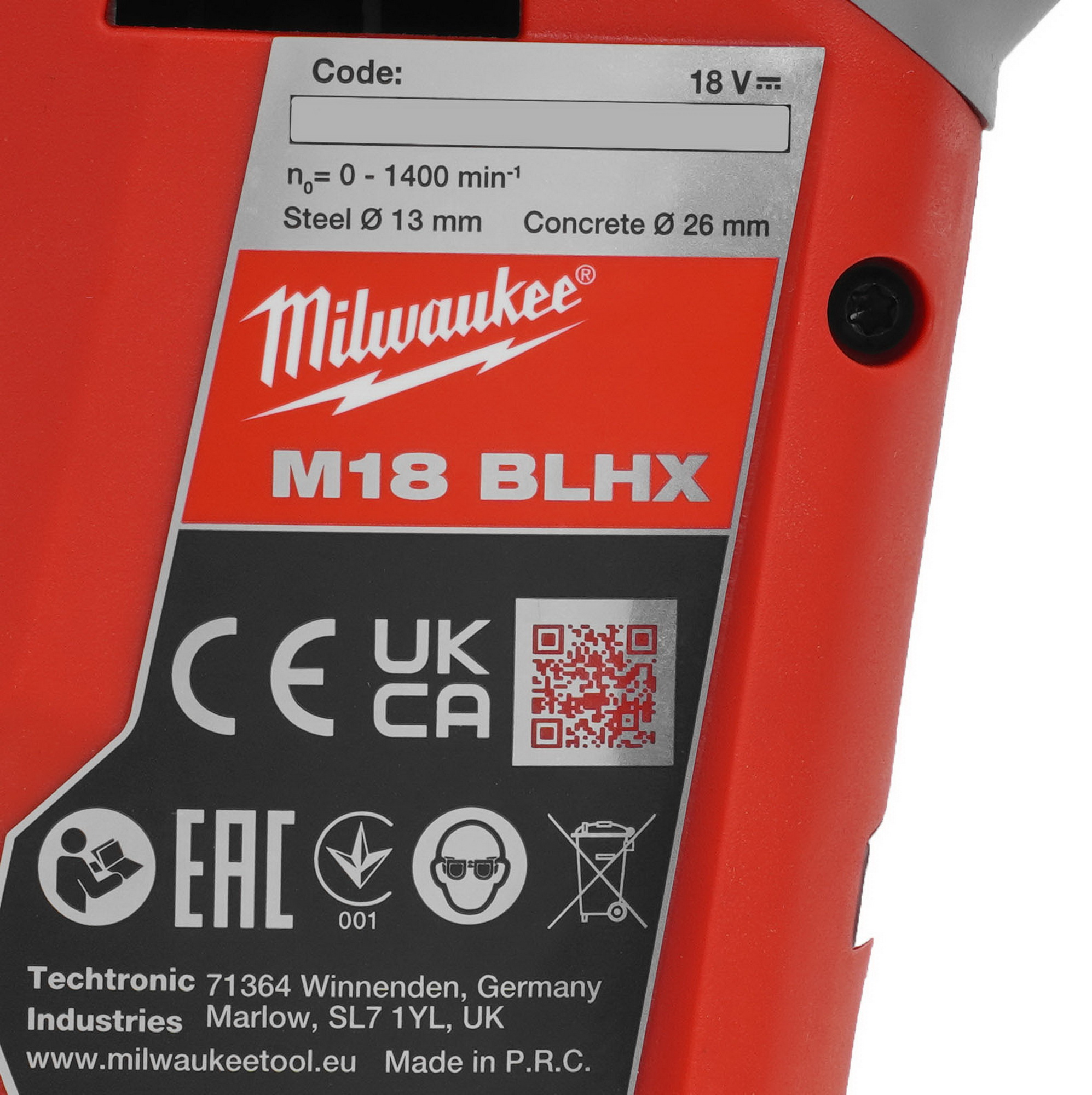 Перфоратор Milwaukee M18 BLHX-502X 5466745 STDN-0094095 - Вид №3