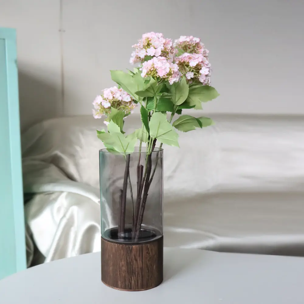 Ваза Santreyd Tina — прозрачно-серая стеклянная элегантность для интерьера 87908772 STLM-1440660 - Вид №4