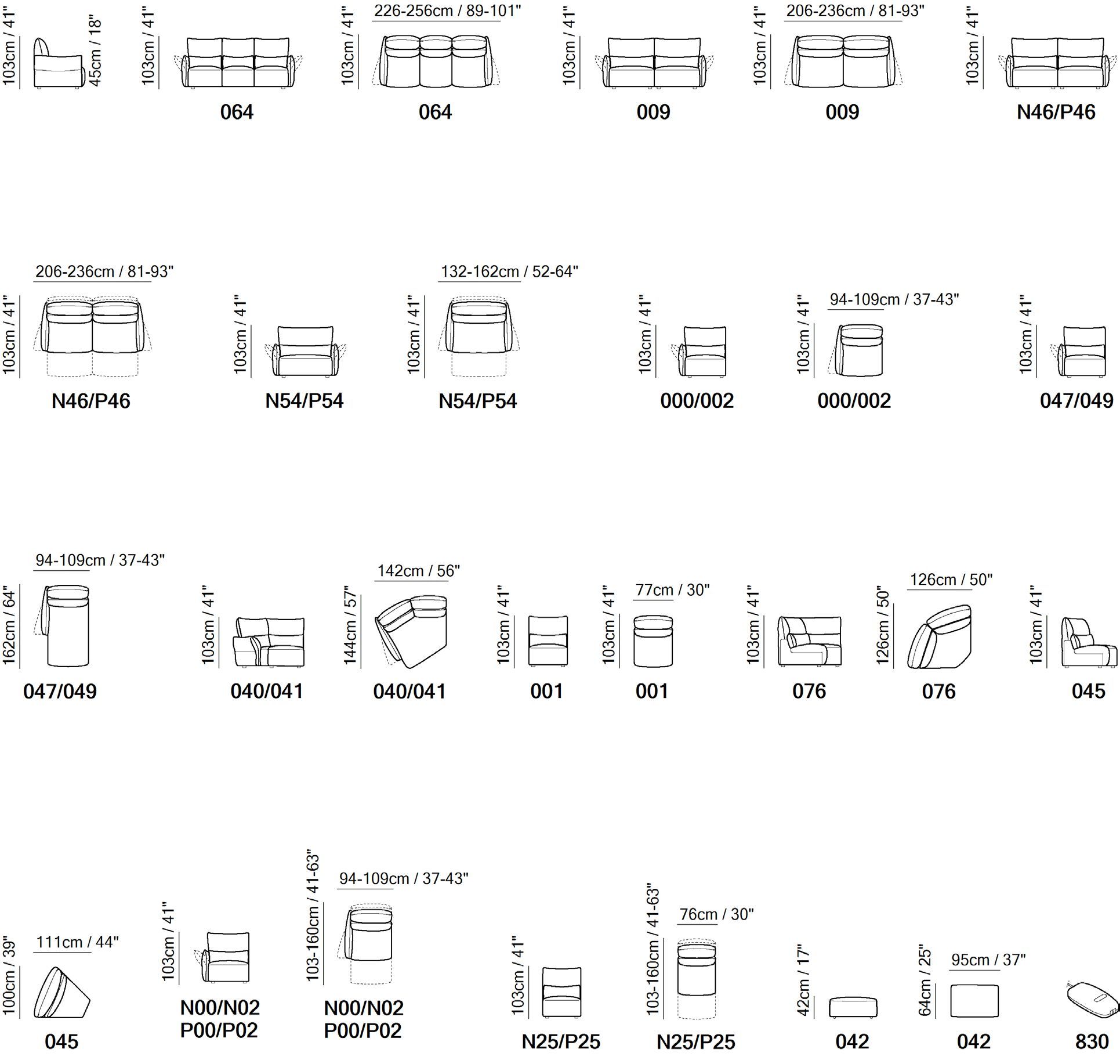 Тканевое кресло с подлокотниками Natuzzi Italia Wellbe ARCH-00031518 - Вид №3
