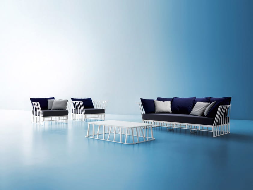 Алюминиевый садовый диван Roberti Hamptons Graphics ARCH-00035025 - Вид №3