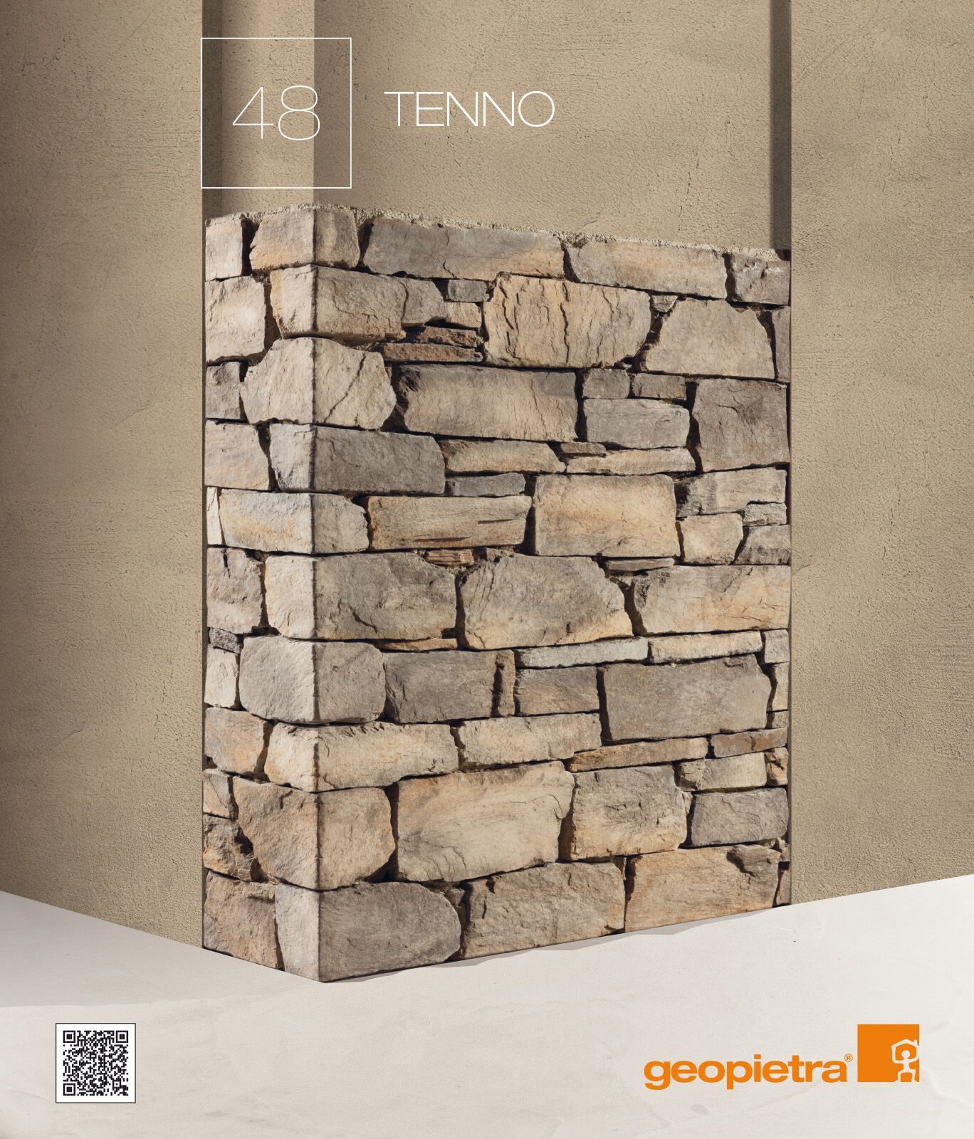 Реконструированная каменная облицовка GEOPIETRA® чешуйчатый профиль ARCH-00027502 - Вид №1