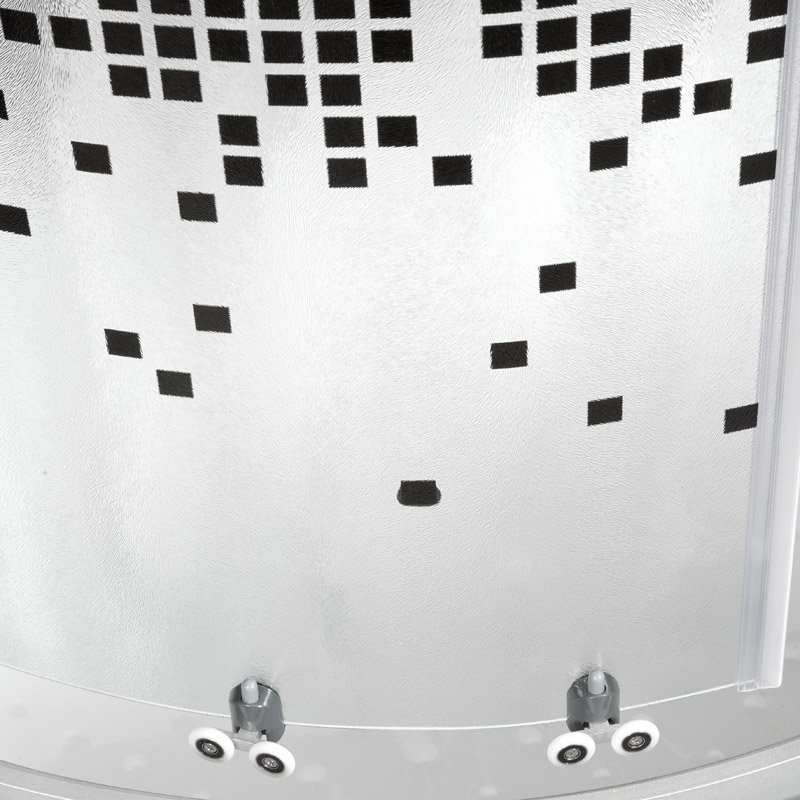 BМ4510 с электрикой BLACK Душевая кабина DETO Серия ВМ L 810 N с гидромассажем BLACK - Вид №17