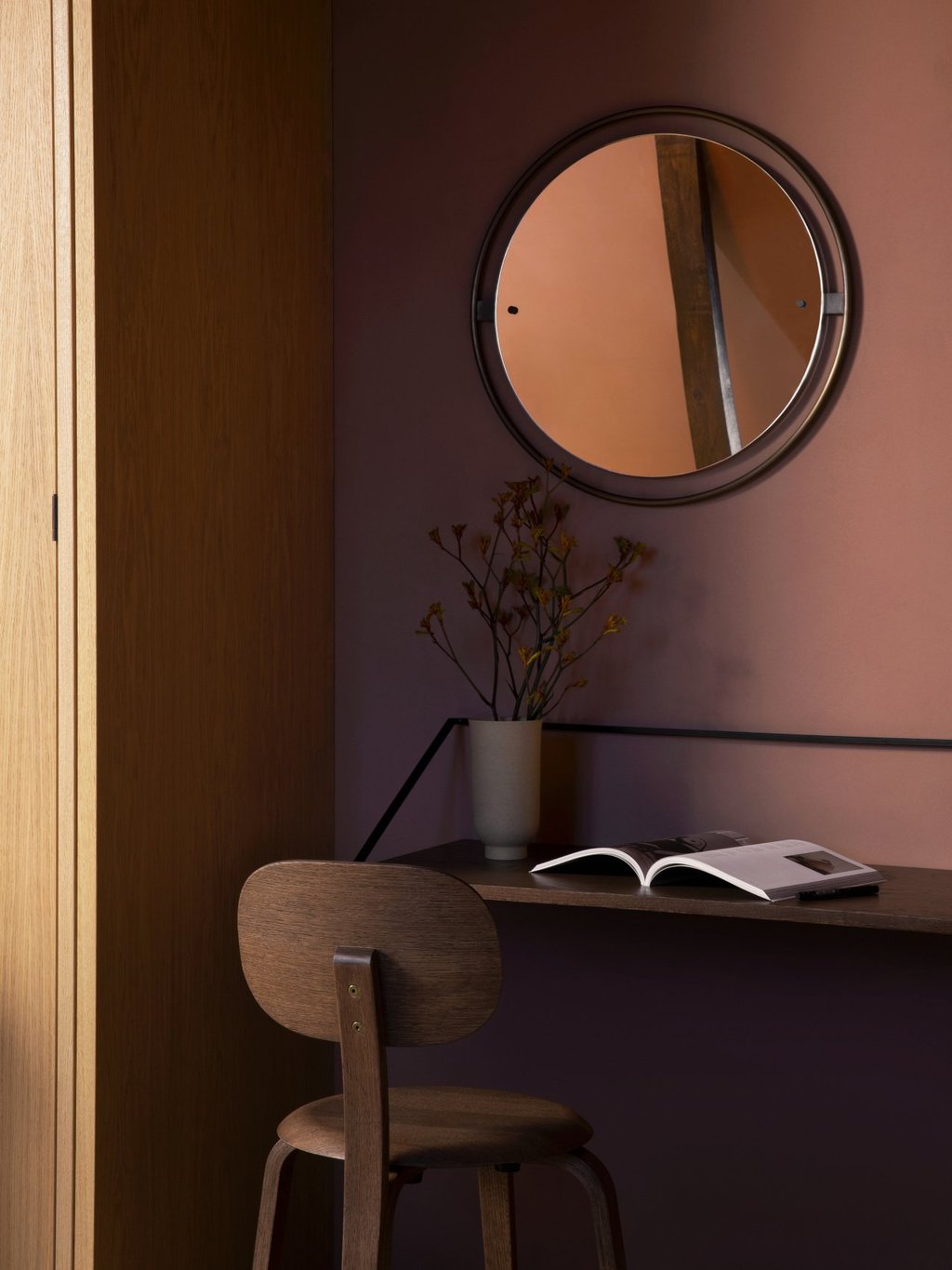 8350849 MENU Afteroom фанера, обеденный стул Темный мореный дуб  - Вид №4