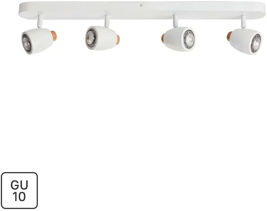 Поворотный спот Inspire Nordic с деревянными акцентами для точечного освещения 82124787