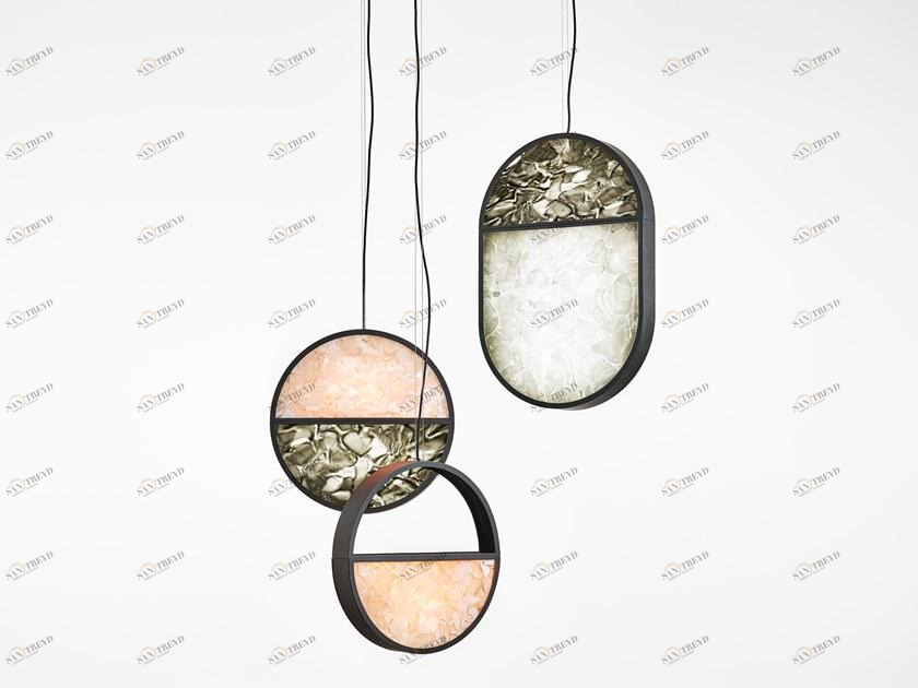 BROKIS Подвесной светильник из стекла Geometric sun-id-1499954