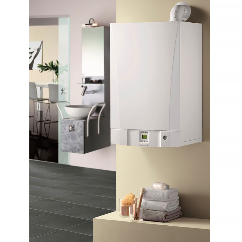 Котел газовый настенный De Dietrich ZENA MS 24 FF одноконтурный закрытый 24 кВт CZB46524352 - Вид №1