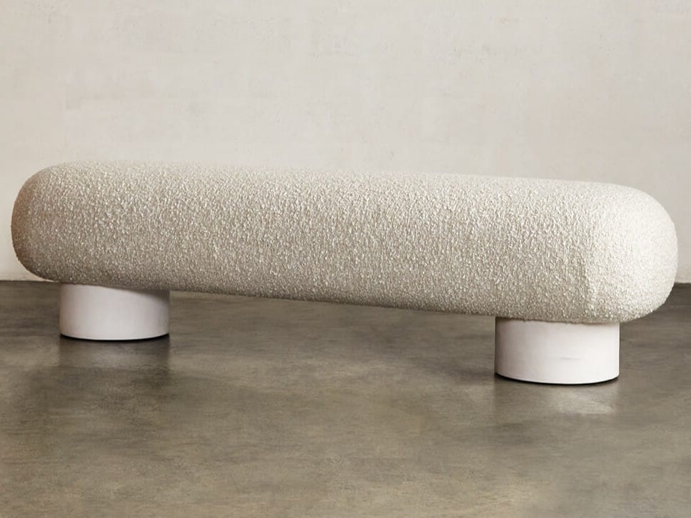 Скамейка из смолы и ткани Kelly Wearstler Холина ARCH-00034957