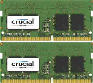 CT2K16G4SFD8266 sodimm 32gb kit (16gbx2) ddr4 2666 mt/s (pc4-21300) cl19 dr x8 unbuffered 260pin Crucial