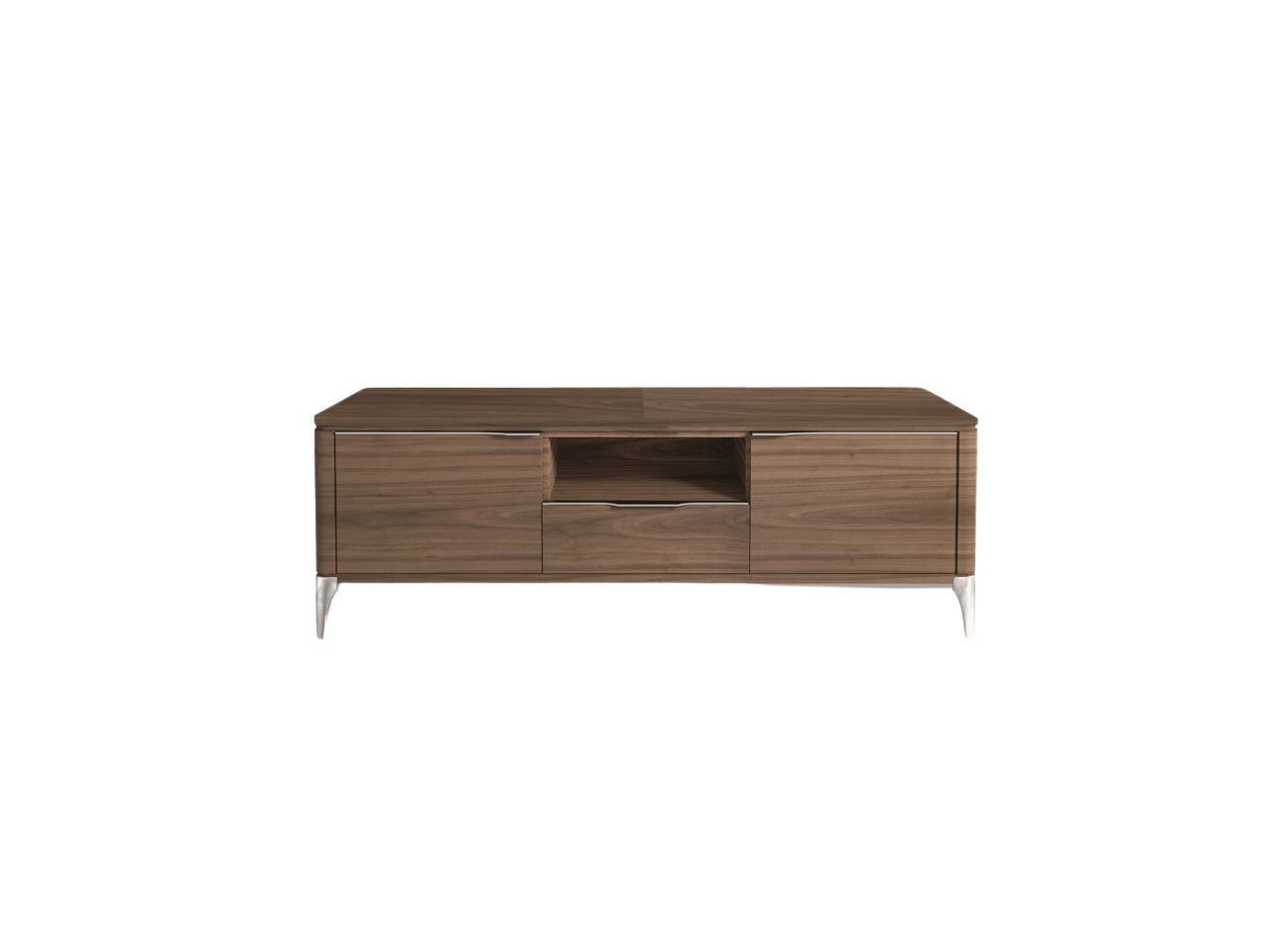 Деревянный шкаф для телевизора с выдвижными ящиками и распашными дверцами Hurtado Evolution ARCH-00030974 - Вид №1