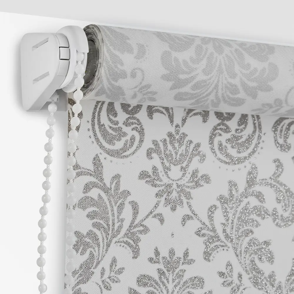 Штора рулонная Legrand Дамаск 80x175 см цвет серый 86542176 STLM-2029259 DOMLEGRAND - Вид №2