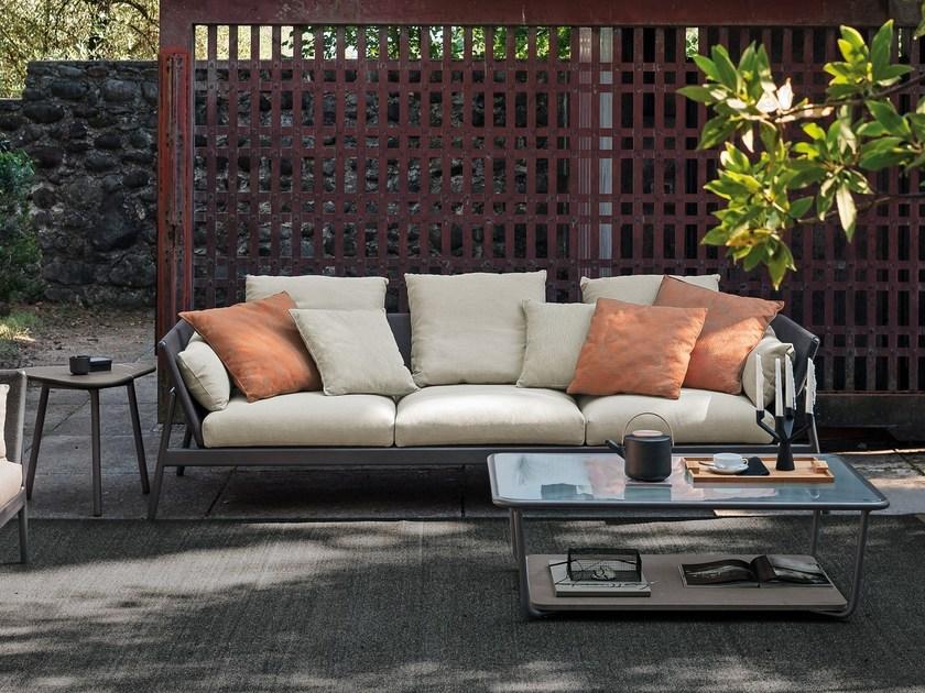 RODA Садовый диван 3 мест из ткани batyline® Piper sun-id-1412803 - Вид №1