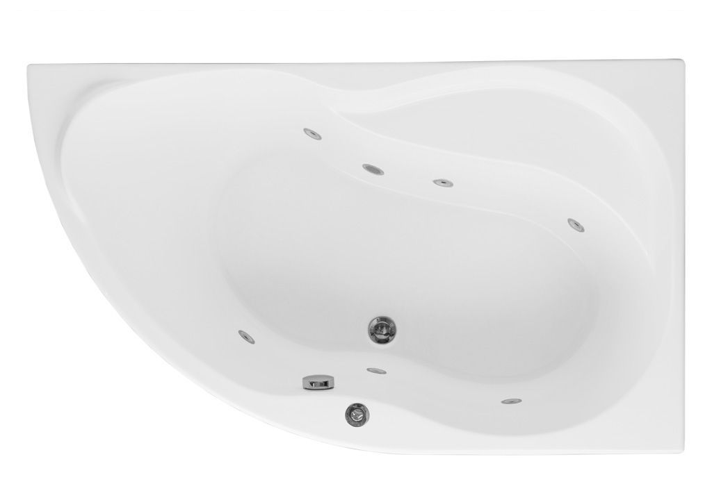 Акриловая ванна Aquanet Graciosa 150x90 R (каркас + смеситель Aquanet Practic 2 AF111-63B) 002039410017916200216780 - Вид №2