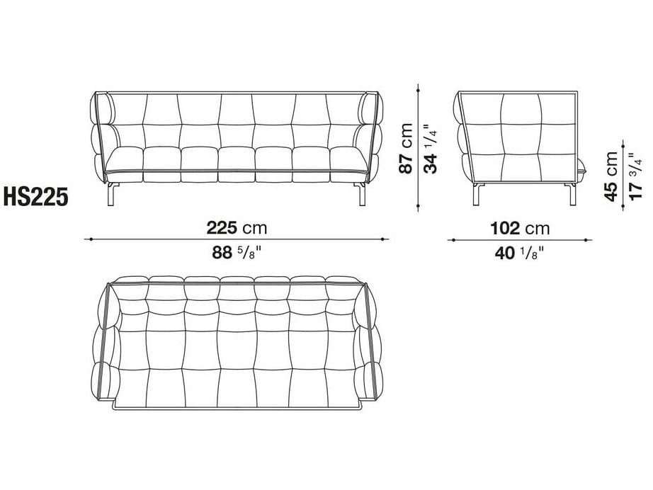 Тканевый диван B&B Italia Husk ARCH-00102927 - Вид №7