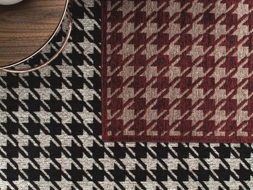 Tonin Casa Прямоугольный коврик с оптическим узором  T94003 