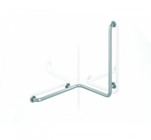 GW11 20 04 02 Genwec Трехрычажная стенка из нержавеющей стали глянцевая левая