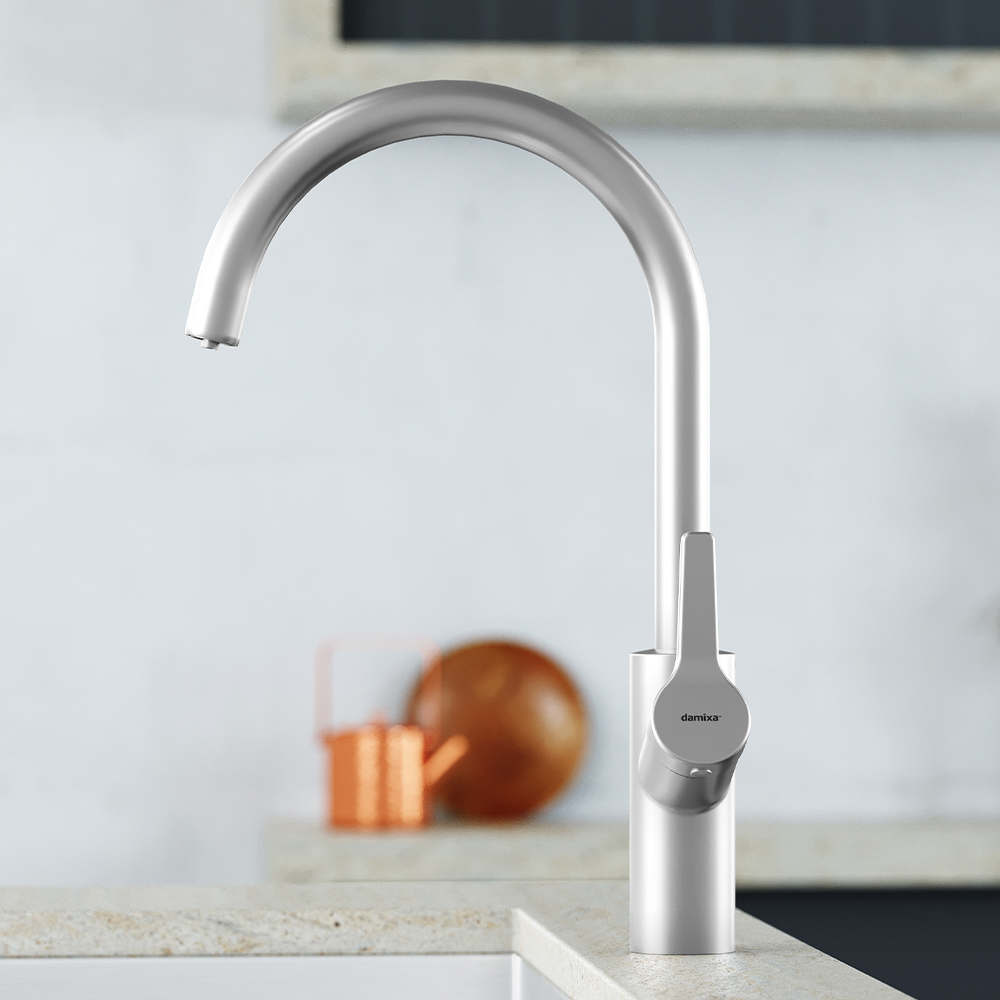 DX310720400 смеситель для кухни никель Damixa Eclipse - Вид №1
