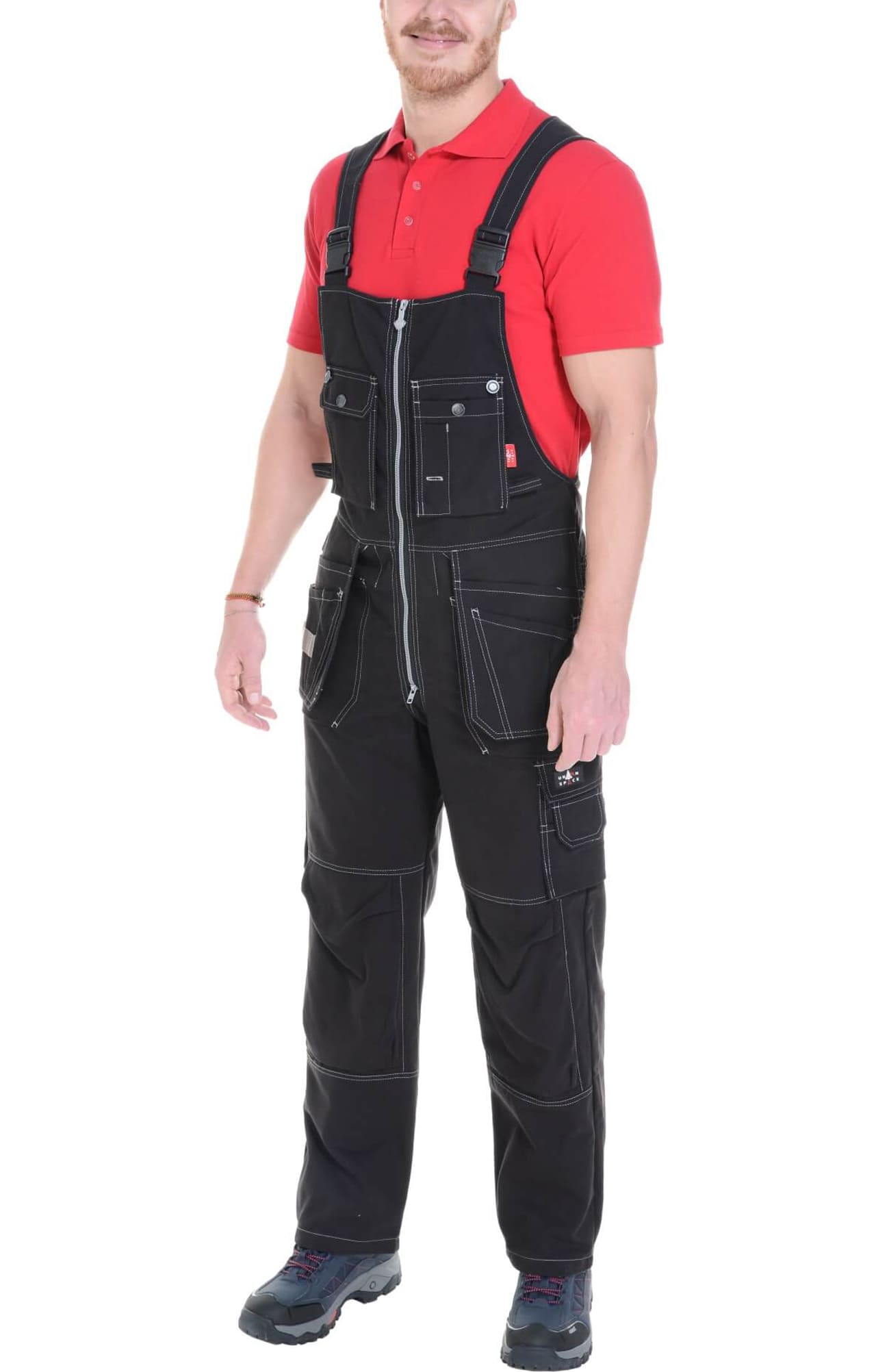 62314 Полукомбинезон  черный Union Space  Летняя спецодежда  размер 60-62/182-188  - Вид №3