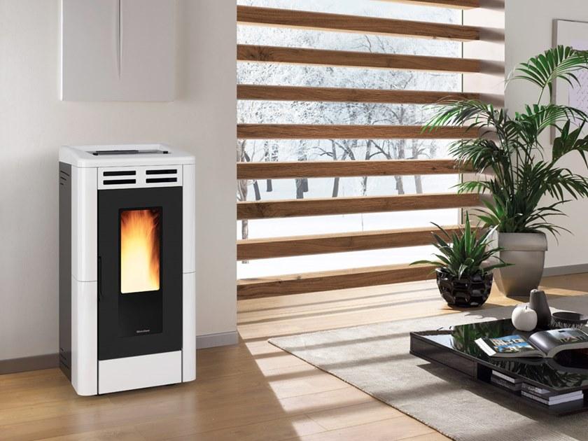 LA NORDICA EXTRAFLAME Канальный камин на гранулах с двумя отдельными выходами sun-id-1345768 - Вид №1