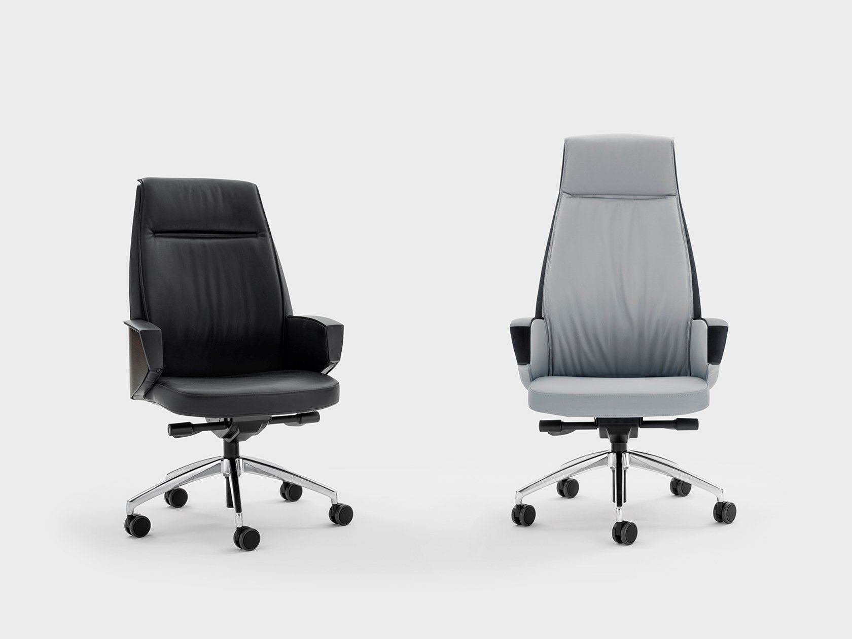 Кожаное вращающееся офисное кресло Viganò ARCH-00002151 - Вид №2