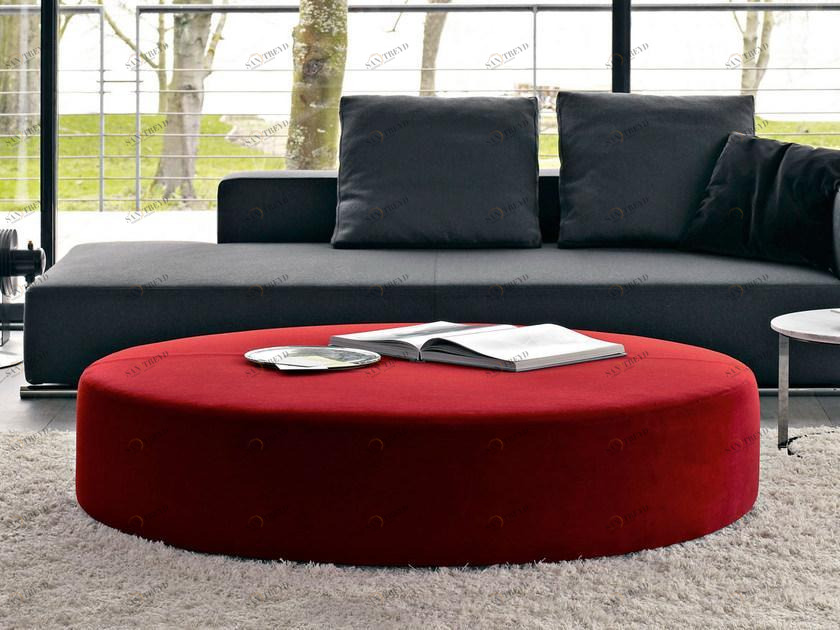 B&B Italia Круглый пуф из ткани Harry sun-id-1489681