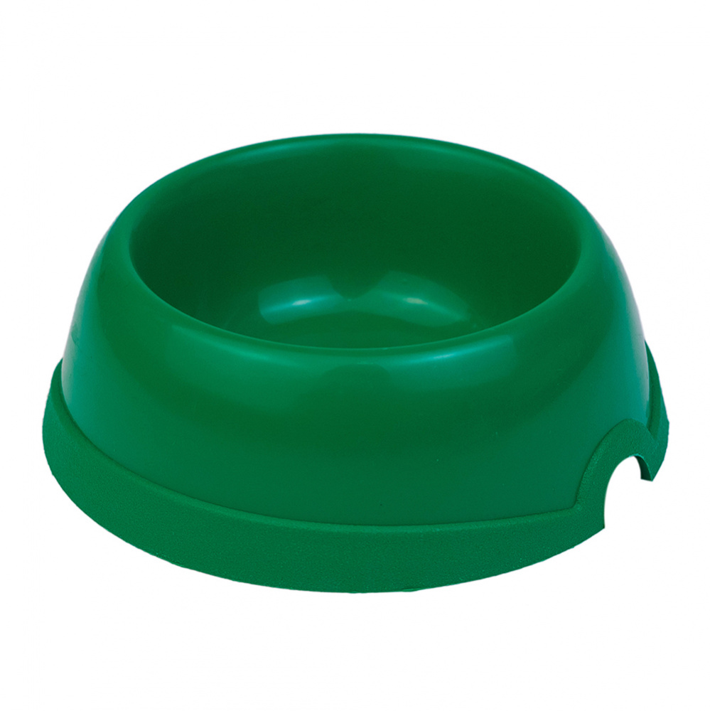 ПР0059348 Миска для животных пластиковая изумрудная 100мл ХОРОШКА 