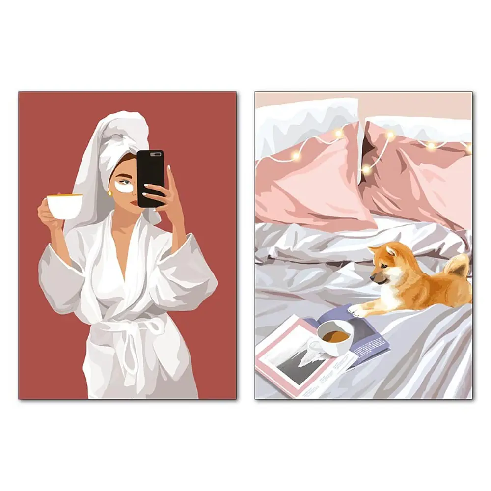 Набор постеров Всегда прекрасна 21x29.7 см АРТ ДИЗАЙН STLM-2122281