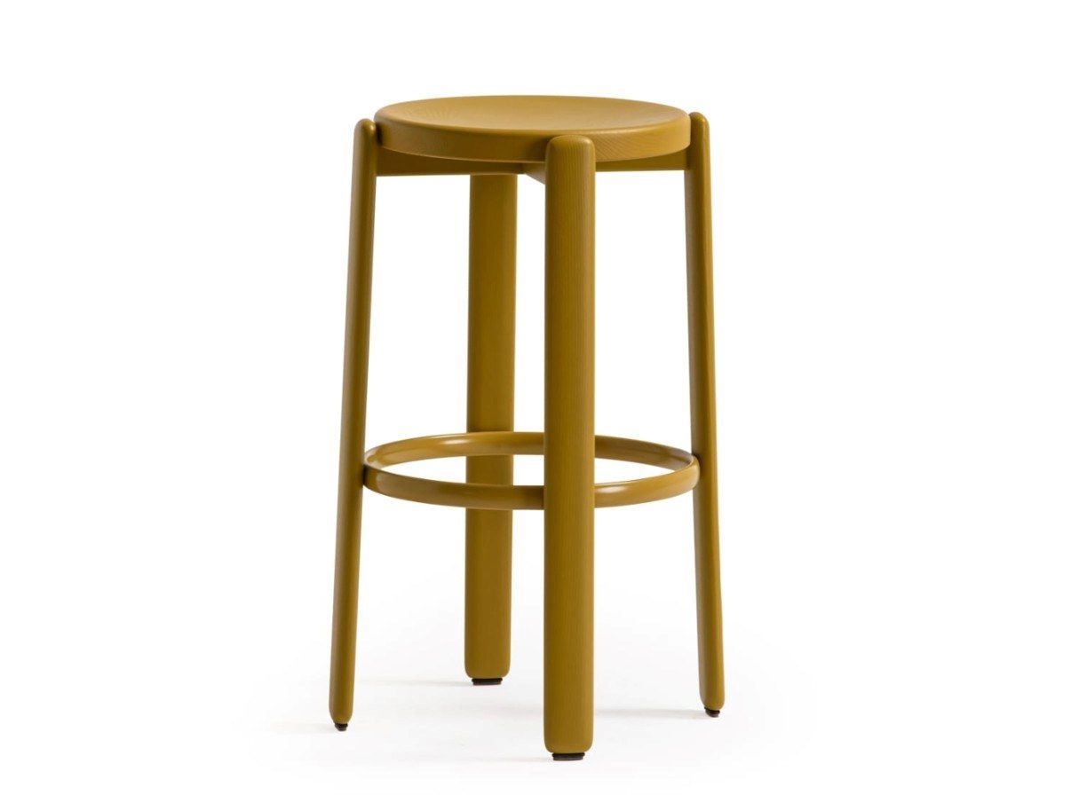 Высокий стул из ясеня с подставкой для ног Vergés тура ARCH-00027175 - Вид №1