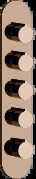 Смеситель для душа 43068 030 Gessi Ventaglio МЕДЬ PVD
