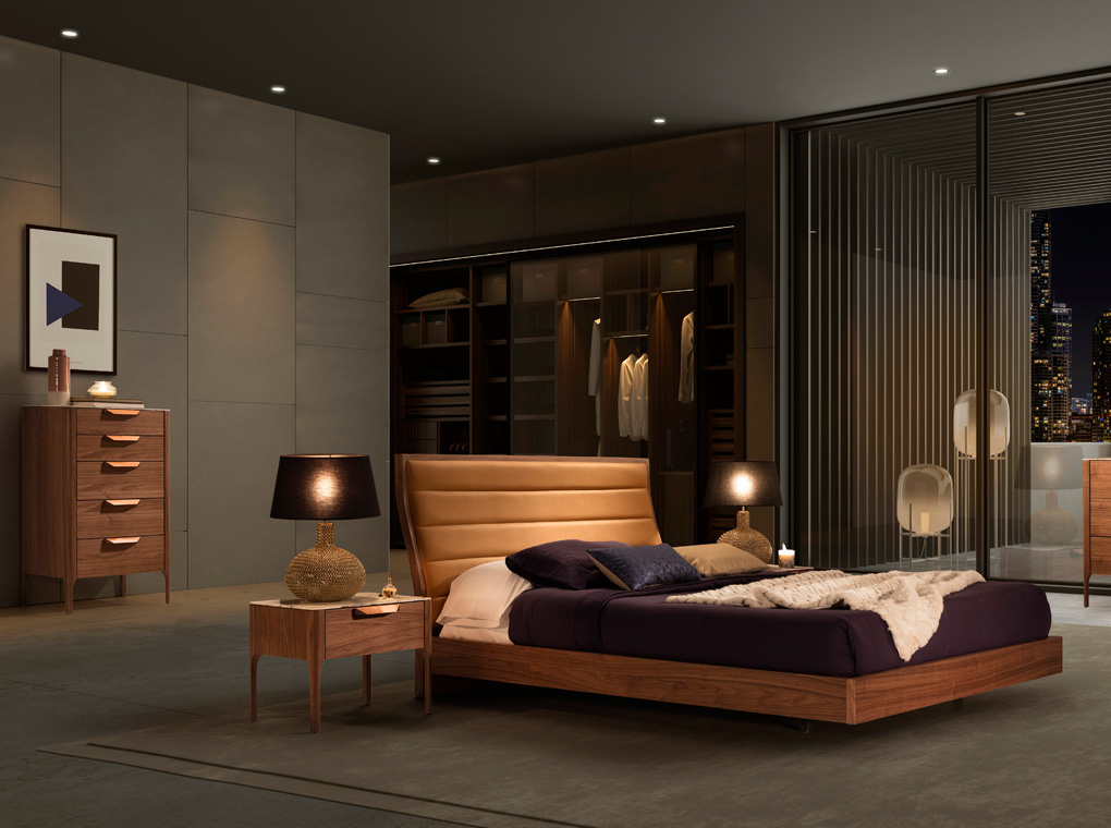 Комод деревянный высокий с 5 ящиками орех CP1806-A от Angel Cerda ANGEL CERDA ДИЗАЙНЕРСКИЕ 321300 Коричневый;орех  - Вид №8