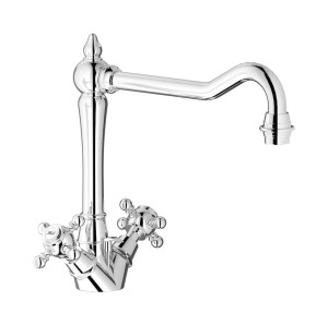 Смеситель для кухни с 2 ручками WE ARE IB hr371cc Chrome Kitchen