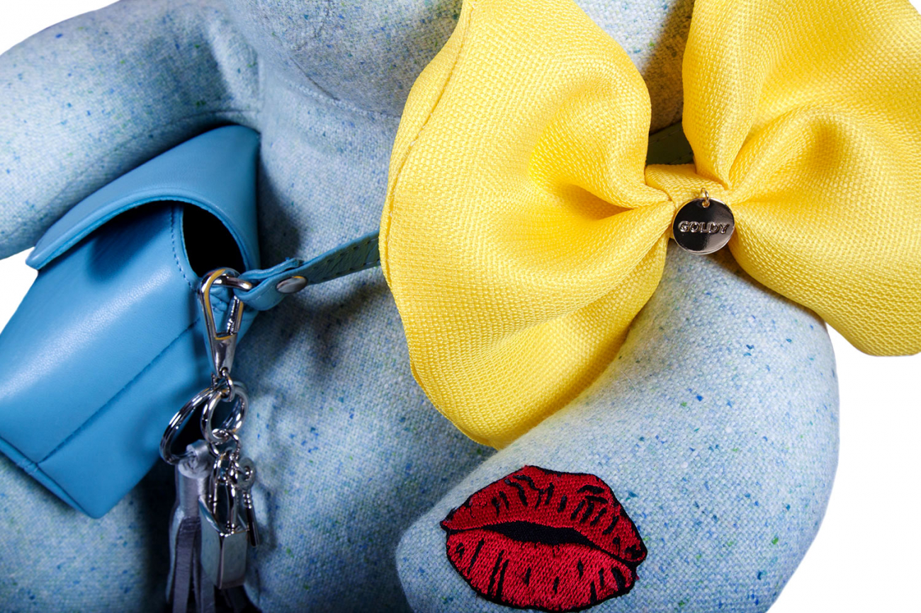 Мягкая игрушка Миша турист GOLDY BEARS МЕДВЕДИ 010966 Серый  - Вид №1