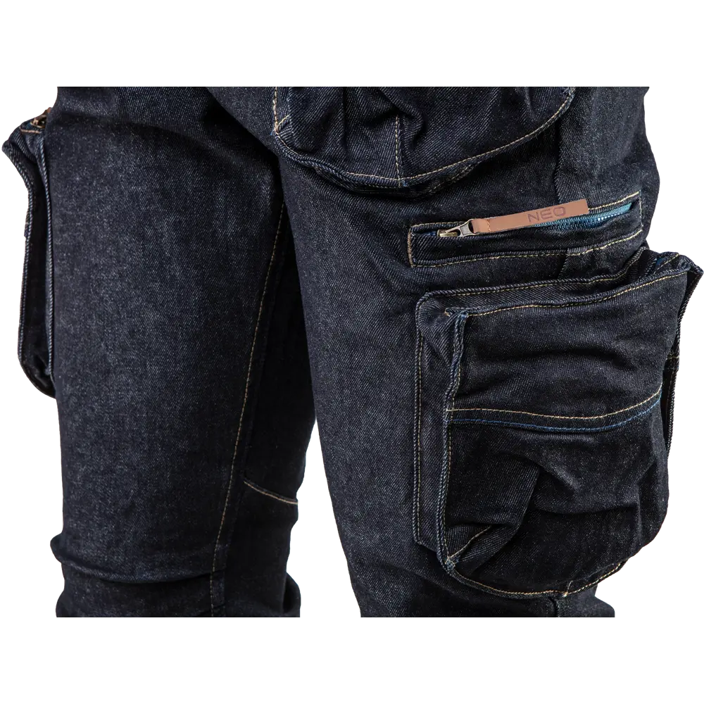 Брюки рабочие 5 карманов Neo Tools Denim темно-синие размер M рост 175 84789476 STLM-2183992  - Вид №2
