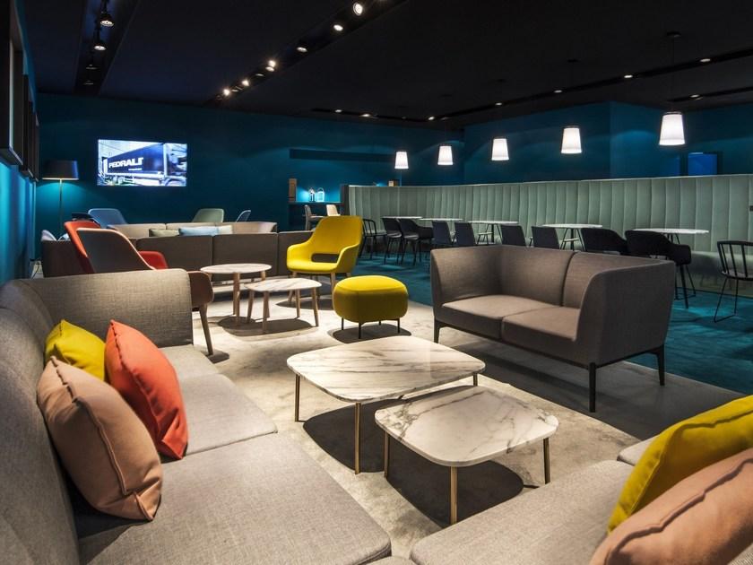 Pedrali Квадратный мраморный журнальный столик Buddy sun-id-1390375 - Вид №12