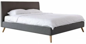 Heavens Двуспальная кровать из ткани с мягким изголовьем Eden