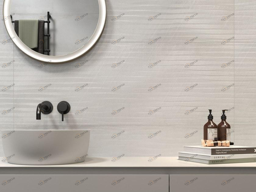 Italgraniti Белая плитка для стен с эффектом металла Metaline wall sun-id-1364059