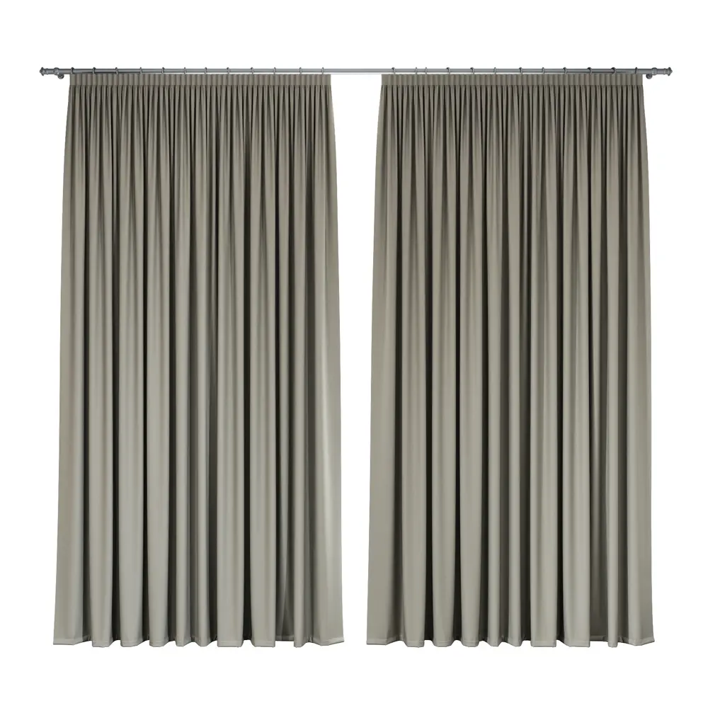 Шторы Miamoza Dark бежевые блэкаут 150x250 см с ленточным креплением 89420199 STLM-1579022 - Вид №1