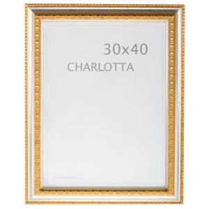 Рамка Charlotta 30x40 см пластик цвет золото 11911686 STLM-2191344