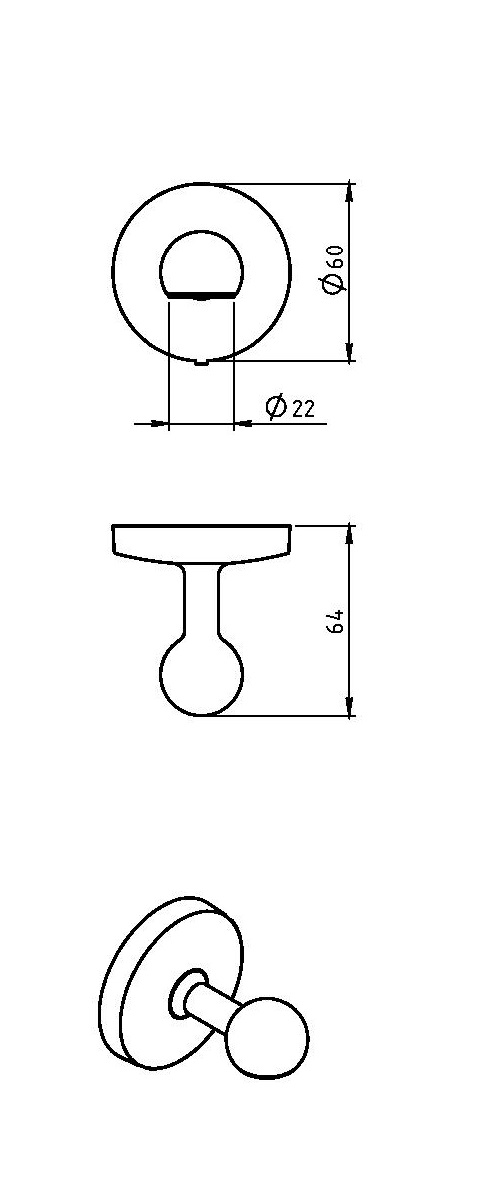 Магнитная мыльница Novaservis Metalia 1 6141.0 хром 61410 - Вид №1