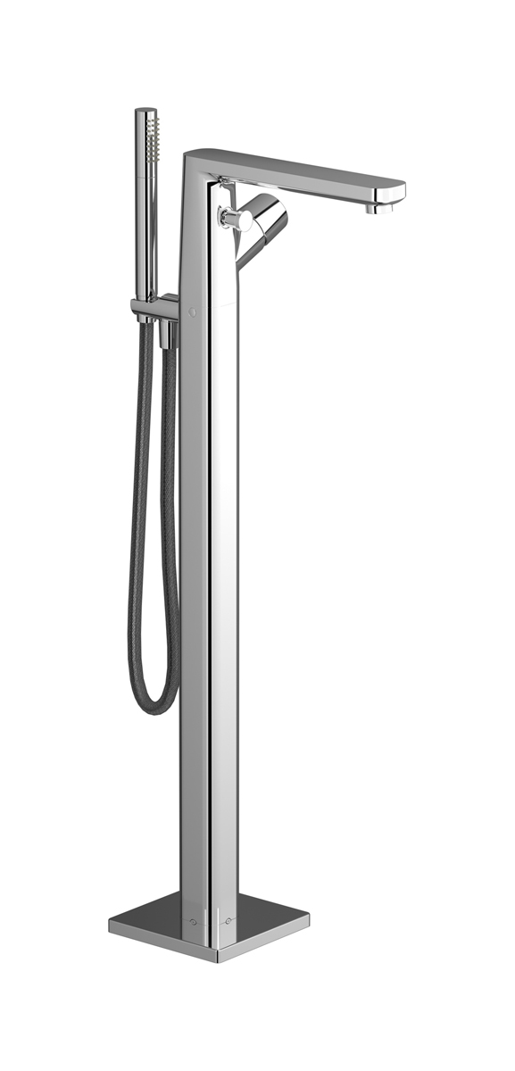 Напольный смесиель для ванны с встроенным душем. WE ARE IB tw250np Chrome TAAAC