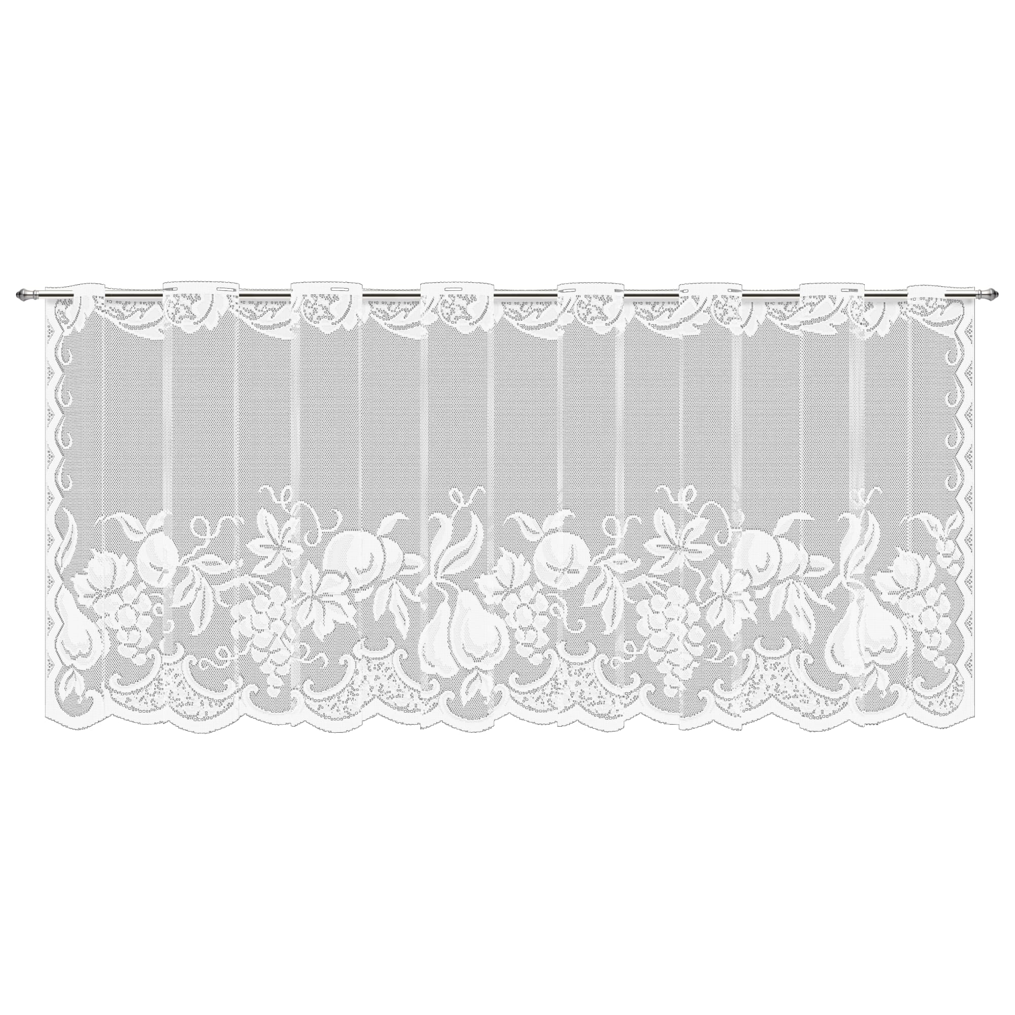 82633559 Тюль для кухни «Фрейр» 175х80 см цвет белый Santreyd 