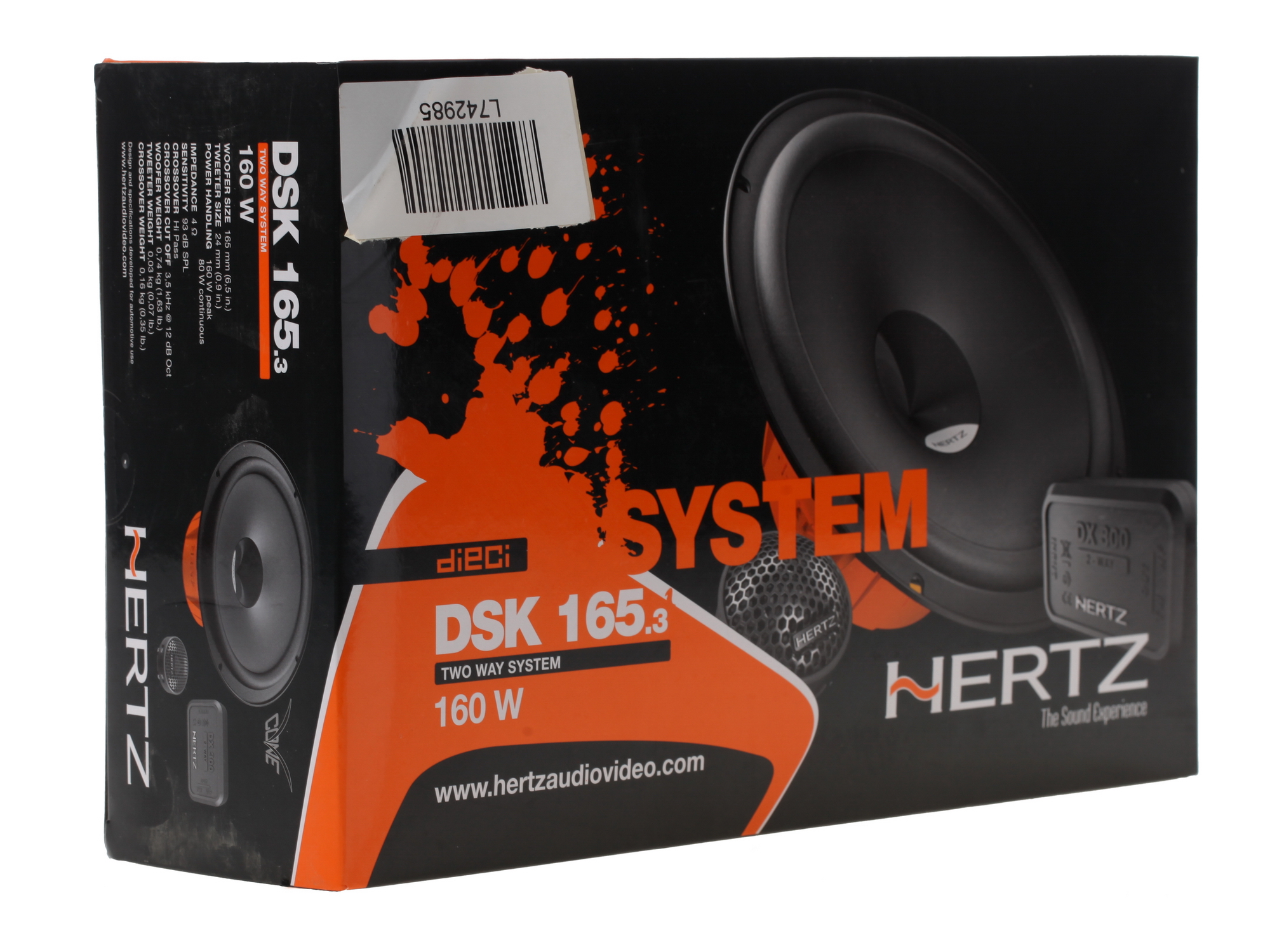6627034 Компонентная акустическая система Hertz DSK 165.3 STDN-0029463 - Вид №3