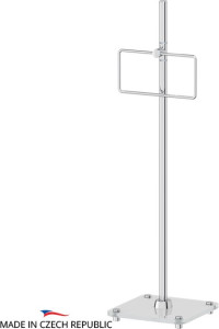 UNI 307 Стойка с держателем полотенца прямоугольным для ванной 80 cm FBS Universal