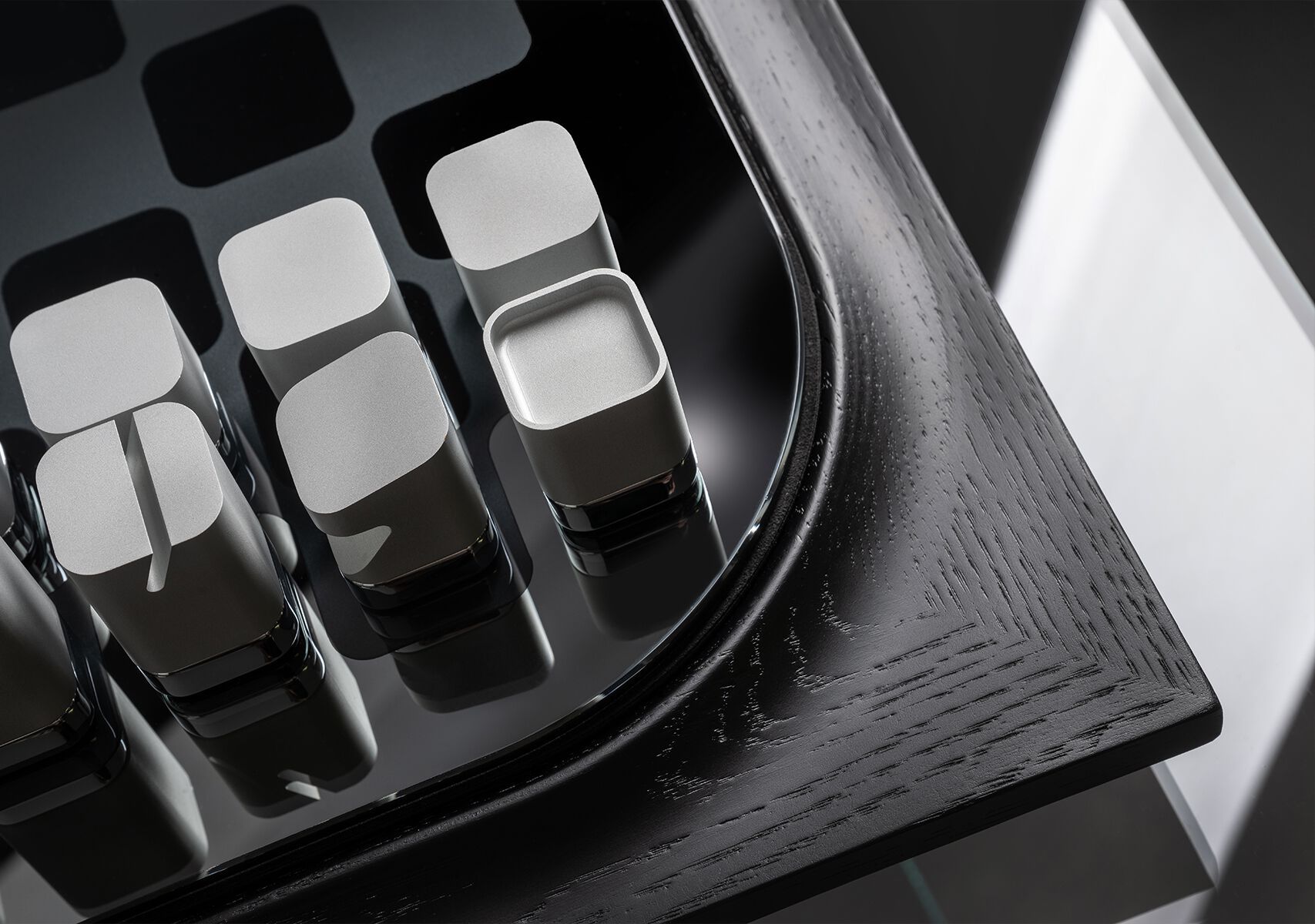 Деревянная и стеклянная шахматная доска Impatia аксессуары ARCH-00022307 - Вид №3